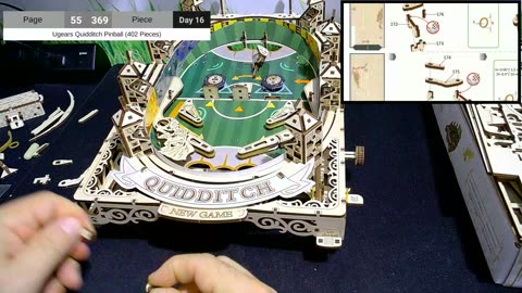 Ugears Quidditch Pinball Day 16 - Just Rest Your Eyes (JRYE#478)