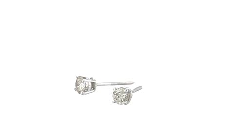 Collection 14K Gold Round-Cut Diamond Stud Earrings (1/4-2 cttw, J-K Color, I2-I3 Clarity)