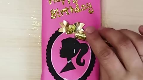 Barbie Chocolate Gift Wrapping Idea - Chocolate Gift Packing Idea