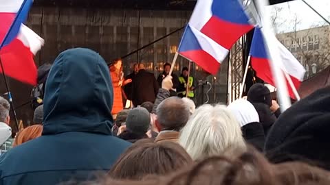 Projev Martina Kollera na demonstraci ze dne 26.11.2022 na Letné