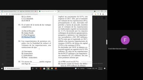 TRILCE SEMESTRAL 2021 | SEMANA 19 | ECONOMÍA: BALANZA DE PAGOS