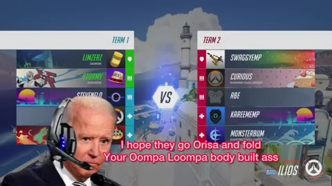 The presidential boys play Overwatch 2 (Ai)