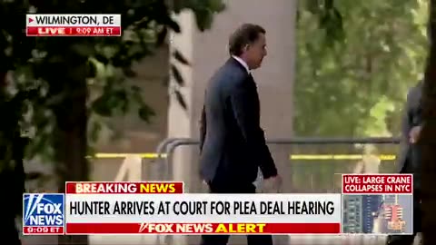 Just In: Hunter Biden has arrived at a Delaware courthouse ahead of an expected guilty plea