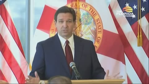 Florida Gov. Ron DeSantis address possible Donald Trump arrest