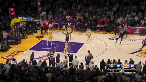 Andrew Nembhard hits insane buzzer beater game winner vs Lakers