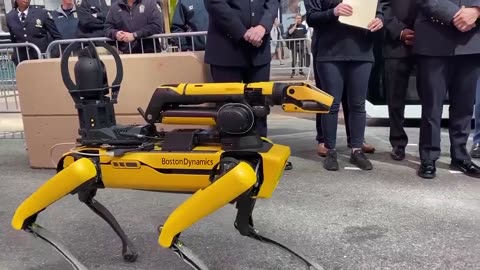 The NYPD has officially added the deadly 5G robot dog to their force.