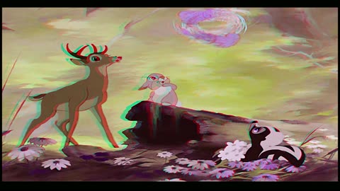 3D Anaglyph Bambi 60FPS 4K SUPER SCALE 80% MORE BACKGROUND DEPTH P15