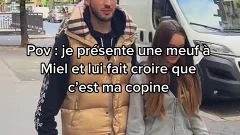 La reaction de Miel quand je lui ai dis qu’Hanae c’etait ma meuf 😂😂 #drole #meuf