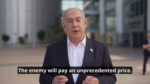 BENJAMIN NETANYAHU SAYS ISRAEL WILL CUT OFF SUPPLIES TO GAZA