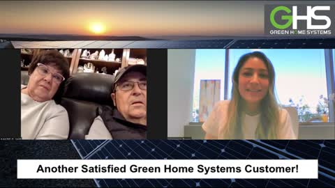 Mazie and Paul from Alpine TX Interview of going Solar with Green Home System.