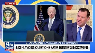 Fox News - Biden dodges questions on Hunter's indictment: 'I'll get in trouble'