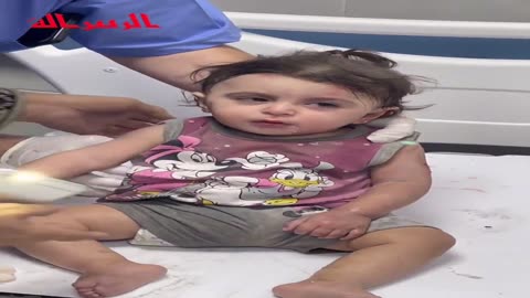 Miracle in Shati Refugee Camp: Little Girl Rescued from Air Strike Rubble