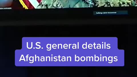 U.S. general detailsAfghanistan bombings