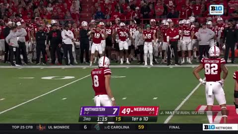 2021 06 Nebraska 56, Northwestern 7