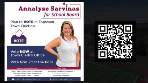 Annalyse Sarvinas for School Board (Topsham)