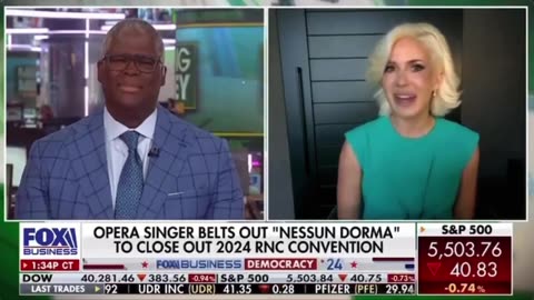 Caroline Sunshine, Trump's Deputy Comms Director, was about Nessun Dorma…