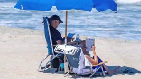 Joe Biden at Rehoboth Beach while Maui Suffers