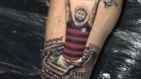 Tattoo gabgol flamengo - brazil