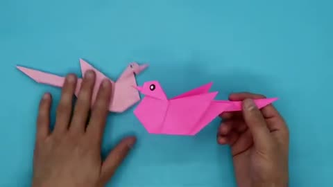 HOW TO MAKE ORIGAMI PAPER BIRD