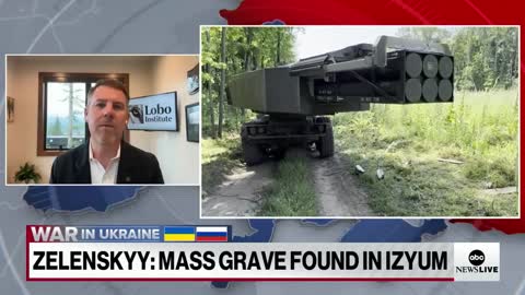 Zelensky: Mass graves found in izyum