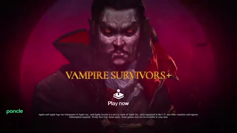 Vampire Survivors+ - Official Apple Arcade Launch Trailer