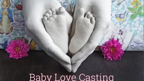 How to make Love Heart Baby Casting!