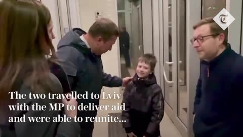 British MP reunites Ukrainian man with his wife and son after 7 months of being separated