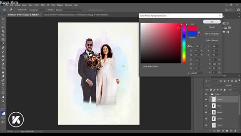 How to Create Photo Manipulation & Water Color Effects | Photoshop