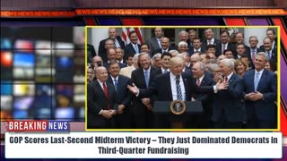 GOP Scores Last-Second Midterm Victory – They Just Dominated Democrats in Third-Quarter Fundraising