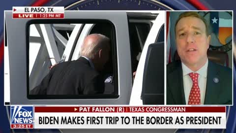 Rep. Pat Fallon: "Joe Biden has to acknowledge the problem that we have a de facto open border before we can fix it."