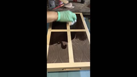Oiling A Walnut And Maple Cutting Board