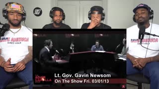 Gavin Newsom Regrets Letting Adam Carolla Interview Him!