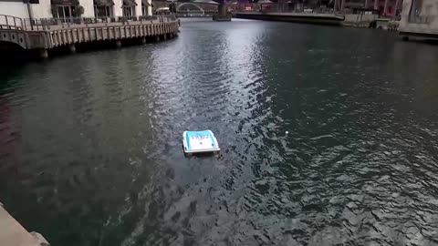'Robot shark' eats plastic waste in River Thames