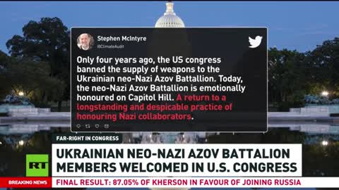 REAL LIVE AZOV NATZIS WELCOMED ON CAPITOL HILL US congress welcomes neo-Nazi Azov Battalion members