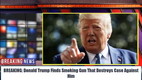 BREAKING! Donald Trump Finds Smoking Gun