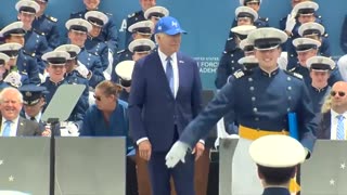 Joe Biden takes massive FALL at U.S. Air Force Academy graduation