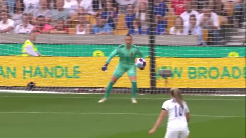 HIGHLIGHTS _ Dominant Lionesses sweep aside Belgium at Molineux _ ITV Sport