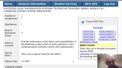 Summary of NAVEDTRA 14226 - Information Systems Technician (IT) Training Series, Module 05--Commun