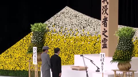 Japanese PM promises to never again wage war