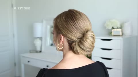 3 FALL LOW BUNS 🍁 EASY HAIRSTYLES | Missy Sue