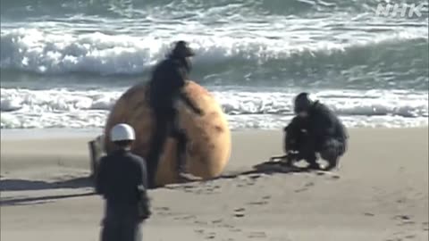 Mysterious Metal Ball Spotted on Beach Confuses Police in Japan