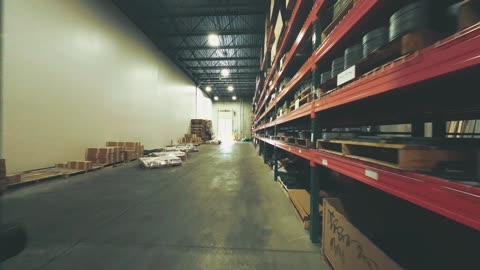 Shoot Steel Warehouse Tour with Drone Footage