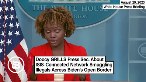 Blaze News-BOOM: Doocy CHALLENGES Karine with BRUTAL ISIS Border Smuggling Question