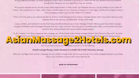 Experience Relaxation Like Never Before with AsianMassage2Hotels com