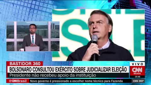 Bolsonaro consultou o Exército sobre judicializar a eleição | CNN 360º