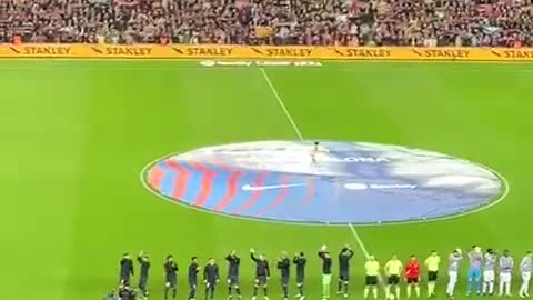 Football | Barcelona anthem sung by 92k fans