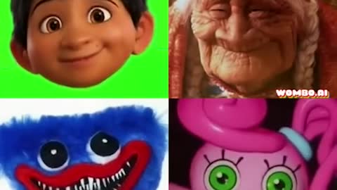 Famous People, Animation, hulk,moai,Squid game doll singing Mommy Mama 1 #Shorts.