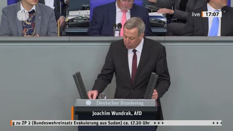 Joachim Wundrak Rede vom 26.04.2023 - Bundeswehreinsatz Evakuierung aus Sudan