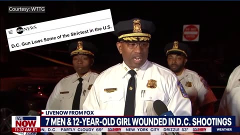 7 Men & A 12-Year Old Girl Shot In Washington D.C. Overnight | DC Has Some Of The Strictest Gun Laws