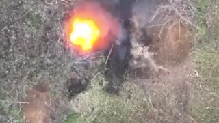 Ukrainian Drones Destroy Russian Ammo In Trenches And Foxholes On Zaporizhzhia Frontlines